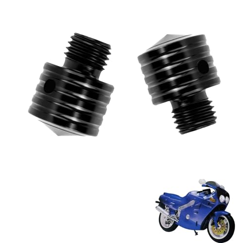 Sostituzione: questo accessori è progettato per sostituire direttamente i bulloni degli specchietti vecchi, tuning o danneggiati con prestazioni eccellenti. Si integrano perfettamente con la configurazione originale della tua moto, semplificando l'aggiornamento del tuo amato veicolo