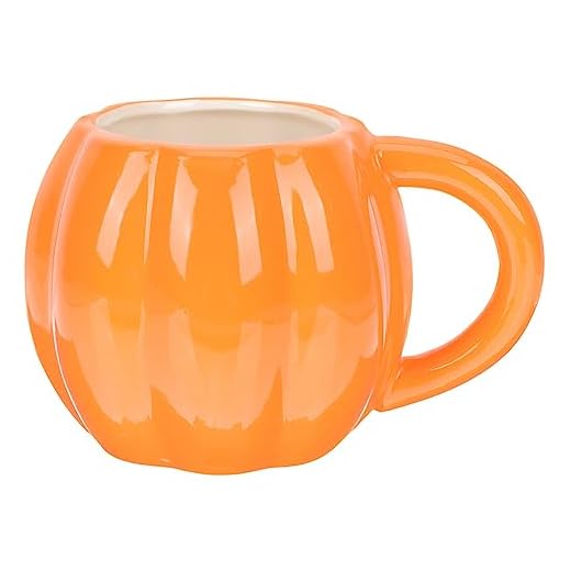 BESTonZON Taza Con Forma De Calabaza Taza De Otoño Taza De Café De Cerámica De Halloween De 500Ml Taza De Agua Con Leche Vaso De Calabaza De Halloween Regalos De Halloween De Acción De