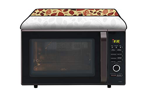 Image of Stylista Microwave Oven Cover for Panasonic 23L NN-CT353BFDG Ditzy Pattern Yellow Base