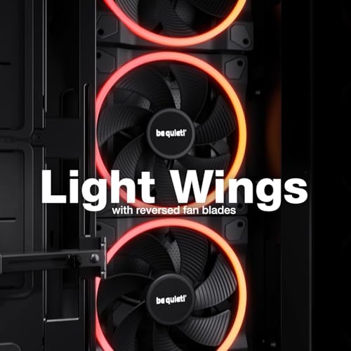 Image of be quiet! Light Base 900 DX White PC Case, Fully Windowed Front and Side | Dual Chamber, ARGB LED Strip, Mid Tower Gaming, Inverted and Horizontal Layout Customizable, E-ATX Motherboard Compatible