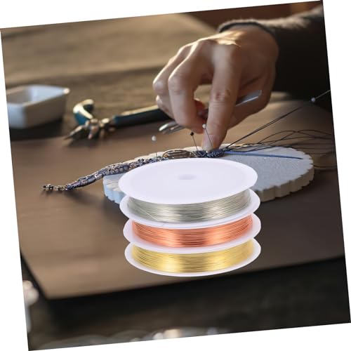 Kit de alambre de joyería de cobre flexible para proyectos de bisutería 2