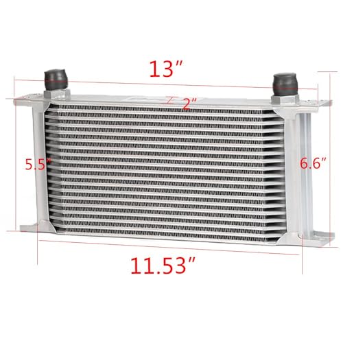 image for G-PLUS 19 Row Universal AN10-10AN Racing Engine Transmission Oil Coole