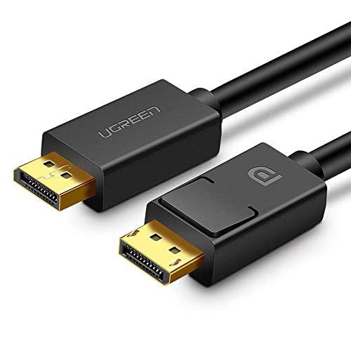 Cabo Displayport 1.2 U.green para Sincronização Áudio e Vídeo Velocidade de Dados de até 5.4gbs Plug