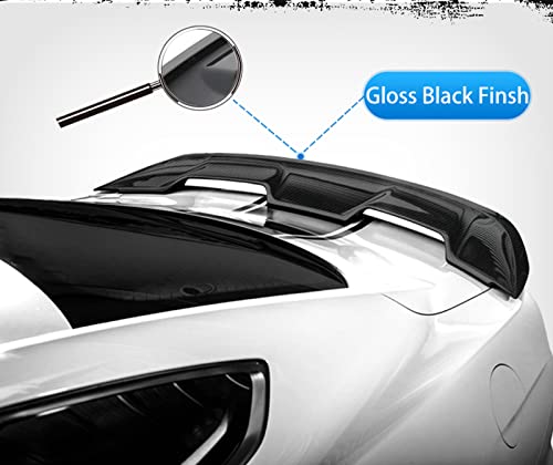 Acmex Trunk Rear Spoiler Wing Fit for 2015-2022 2 Door Mustang Shelby GT350 GT500 Style Coupe Wing Mustang Spoiler (Glossy Black)