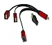USB C OTG Cable,SinLoon Type C 3.1 Male to 3 Port USB Female OTG Splitter Cable & USB-C to USB 3.0 Adapter,OTG HUB Combo Adapter Cable for USB-C Devices (Red)