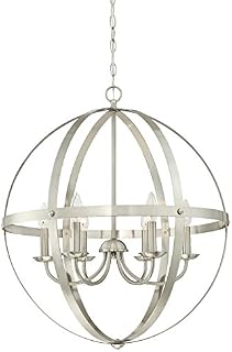Westinghouse Lighting 6328300 Stella Mira Six-Light Indoor Chandelier, Brushed Nickel Finish, 6