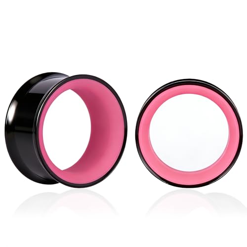 Maxbott �C���[�Q�[�W 2G (6mm) - 1�C���` (25mm) ���� 316L �X�e�����X�X�`�[�� �_�u���t���A �C���[�v���O �g���l�� �X�g���b�`���[ �{�f�B�s�A�X �C�������O �W���G���[ ���f�B�[�X �����Y, 6mm(2G), �X�e�����X�|