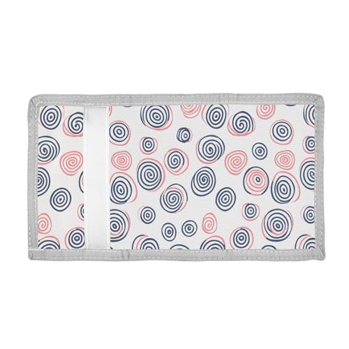 ALAZA Kids Wallets for Boys Girls Toddler Trifold Wallet Children Small Swirl Doodle with Zipper Coin Pocket2