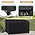 NettyPro Fire Pit Table Cover Rectangular Waterproof Heavy Duty Outdoor Patio Firepit Cover for Gas Propane Fire Pit Table Rectangle, 48 x 28 x 24 Inch, Black