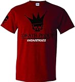Death Proof Industries Original DPI Speed Shop T-Shirt Tee (Medium, Cherry Red)