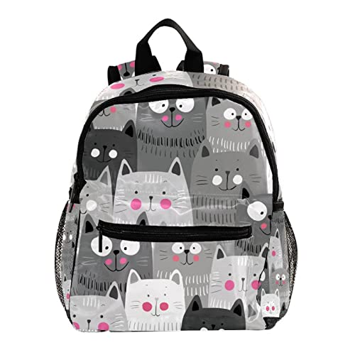 Sac à dos pour garçons et filles à rayures étoilées rouges 30,5 cm multicolore pour enfants