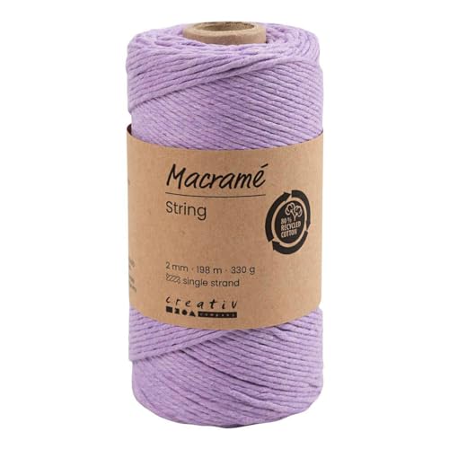 Corde pour Macramé 2 mm - 198 m - Violet