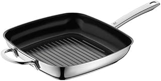 Wmf CeraDur Patelnia Grillowa, Stal Nierdzewna, Srebrny, 28 x 28 cm