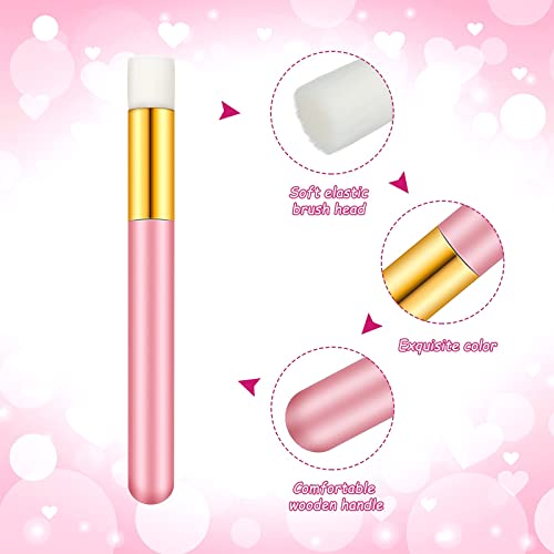 3 Pieces Usb Mini Portable Fans Rechargeable Electric Handheld Air Conditioning Lash Shampoo Brushes Nose Blackhead Facial Cleaning Brush Plastic Wash Bottle (Pink) #TOP3