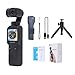 Produktbild Feiyu Pocket Gimbal Camera 3-Achsen-Gimbal-Stabilisator mit 4K-Smart-Kamera, 6-Achsen-Hybridstabilisierung, 120 ° Ultra-Weitwinkel, 8X Zeitlupenvideo, 4K / 60fps-Video, mit ausziehbarem Stativ
