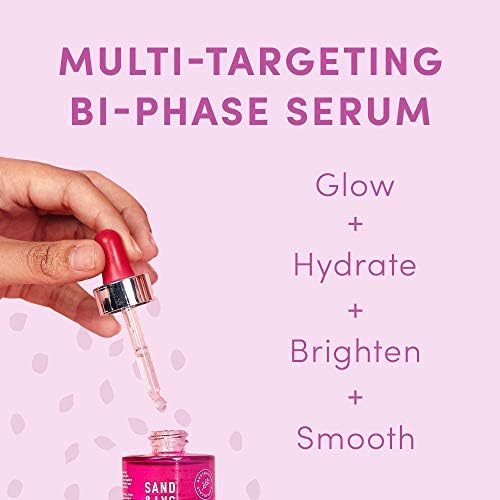 Sand & Sky Australian Emu Apple Mega Glow Kit with Face Mitt - Enzyme Exfoliator, Facial Cleanser, Bi-Phase Hyaluronic Acid Serum with Vitamin C and Jojoba Oil. Skin Care.