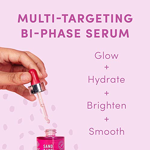 Sand & Sky Australian Emu Apple Mega Glow Kit with Face Mitt - Enzyme Exfoliator, Facial Cleanser, Bi-Phase Hyaluronic Acid Serum with Vitamin C and Jojoba Oil. Skin Care.