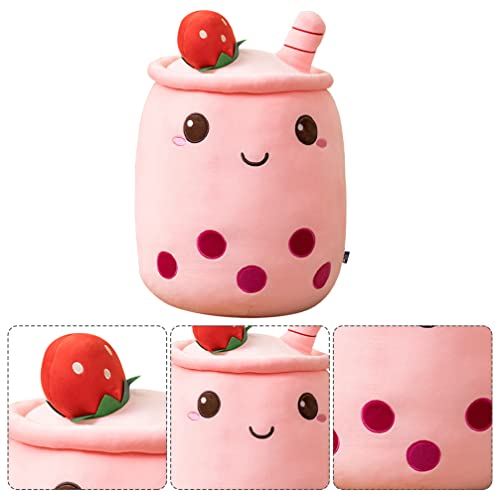 NUOBESTY Bubble Chá Em Forma de Almofada Abraçando Brinquedos de Pelúcia Almofada de Pelúcia Pelúcia