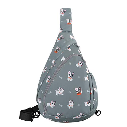 HUA ANGEL Crossbody Sling Bag for Men & Women Lightweight Waterproof Chest Shoulder Bag for Travel Hiking & Everyday Use
