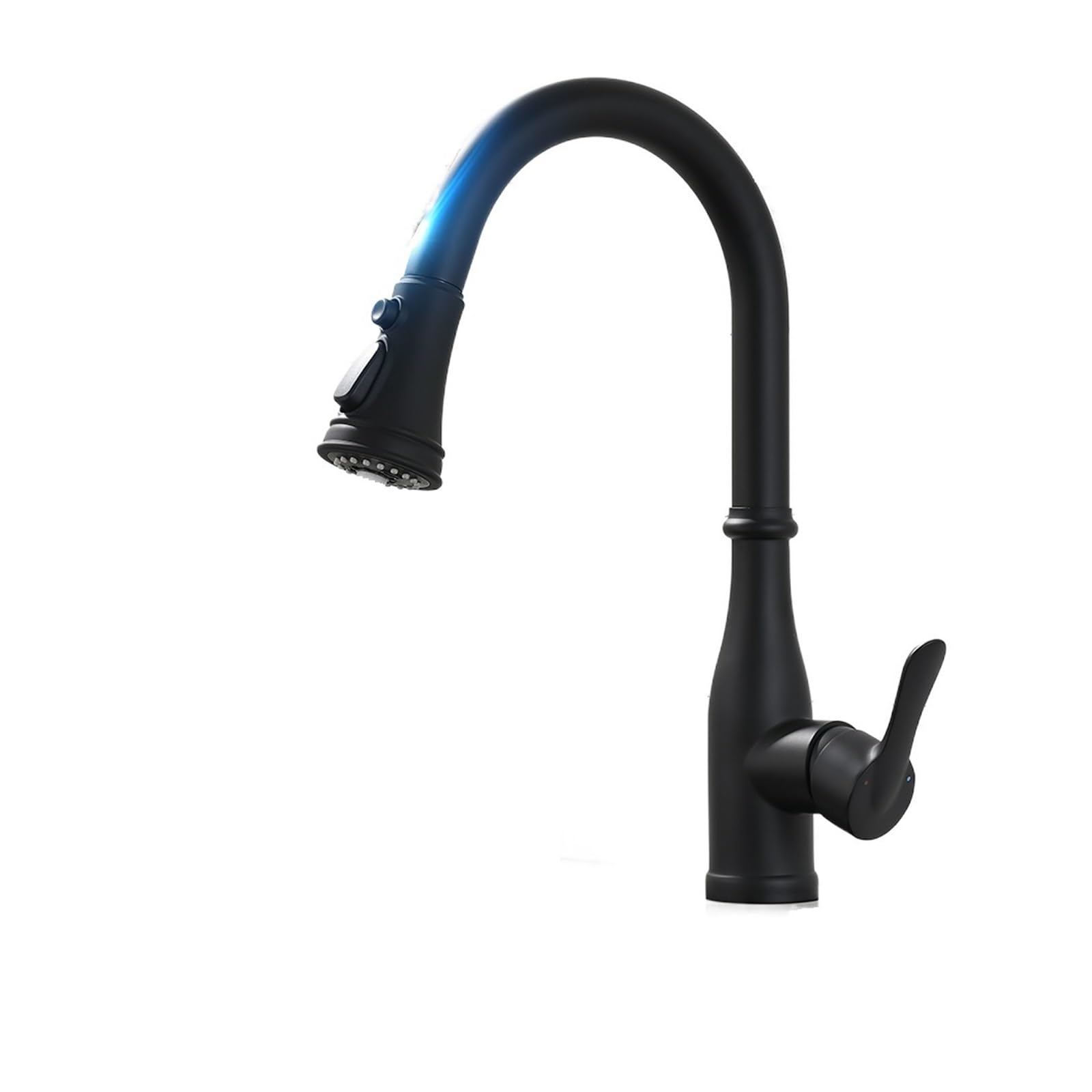 HADECOLL Pull-Out Faucet Smart Touch Kitchen Faucets Crane For Sensor Kitchen Water Tap Sink Mixer Rotate Touch Faucet Sensor Water Mixer Easy To Install,8888-Black
