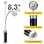 Jasee Barbecue Grill Light, BBQ Accessories for Outdoor with Magnetic Base, Mens Stocking Stuffers Grilling Gifts, 360 Degree Flexible Neck, Water Heat Resistant, Batteries Included - 2 Pack