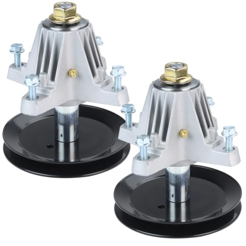 POSFLAG 2 Pack 918-06991 Spindle Assembly for Troy Bilt Pony 42 Inch Decks