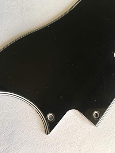 Pickguard pour guitare Gibson SG Special 2018 OD Mini Humbuckers (5 plis noir) - Les Beatles, Paul McCartney, John Lennon, RIngo Starr, George Harrison Pickguard pour guitare Gibson SG Special 2018 OD Mini Humbuckers (5 plis noir) – Image 3