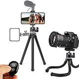 KobraTech TriFlex Pro Flexible Phone & Camera Tripod with Remote Shutter, Cold Shoe & Bubble Level