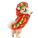 Liakyunf Disfraz De Perro para Año Nuevo Lunar | Trajes De Role Play De Cachorros | Disfraces para Role Play De Cachorro - para Dueños De Mascotas, Fiestas Temáticas, Reuniones Familiares Y Eventos