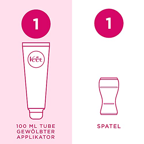 Veet Haarentfernunscreme Bikini & Achseln im DUO - Geeignet für sensible Haut, 200 g - Image 4