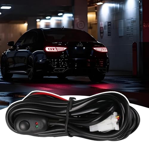 Kit de arneses de cableado para barra de luz en rutas de trabajo nocturno 3