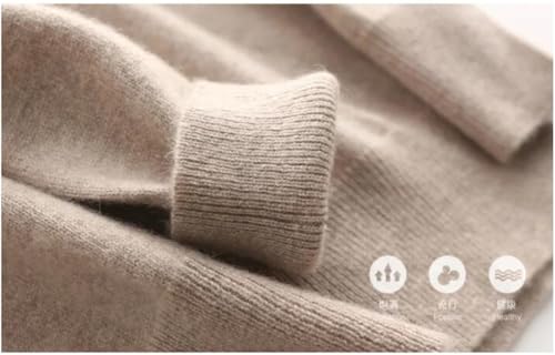 Men Cshmere Cotton Blend Men's Turtleneck Sweater Men Pullover High Collar Warm Knitted Work Jumper Sweaters2