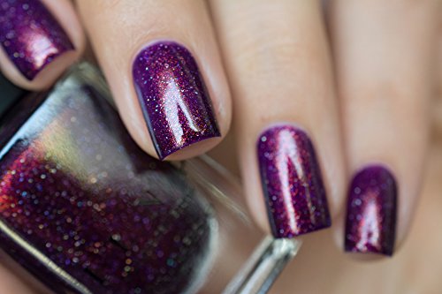Image of ILNP Ava - Vivid Violet Holographic Nail Polish