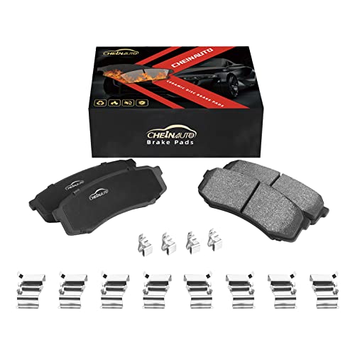 Brake Pads,STP1391 Ceramic Disc Front Brake Pads with Steel Hardware Kits Replacement for 2009-2013 Matrix, 2006-2012 RAV4, 2009-2010 Vibe Brake Pads,STP1391 Ceramic Disc Front Brake Pads with Steel Hardware Kits Replacement for 2009-2013 Matrix, 2006-2012 RAV4, 2009-2010 Vibe