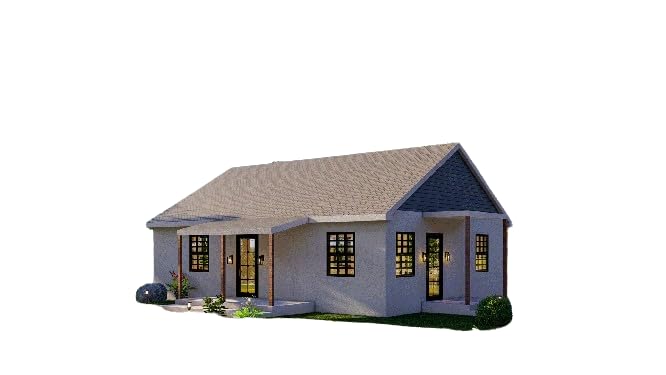 DIY Tiny Home Plans | 3 Bedroom Single Story 26x33 | 858sqft | Cottage...