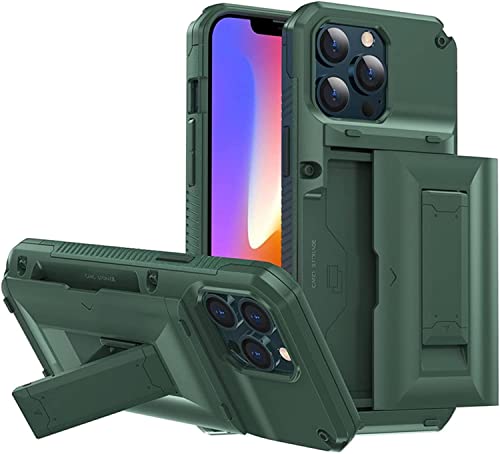 Étui portefeuille iPhone 14 Pro Max vert qui remplace votre portefeuille