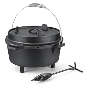 Hasteel 5L Gusseisen Dutch Oven Set