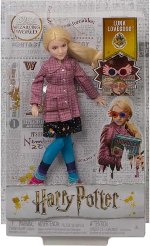 Muñeca coleccionable Luna Lovegood con accesorios Harry Potter miniatura 6