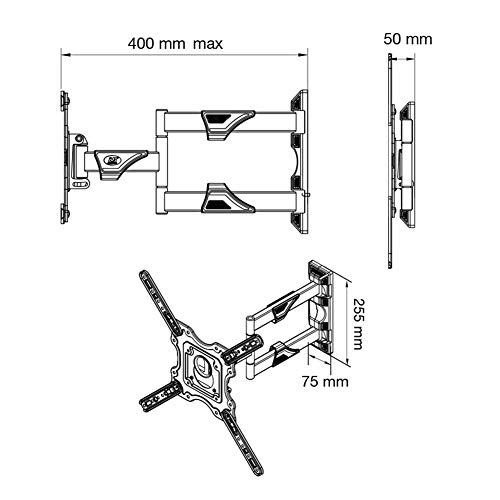 Soporte Universal para TV de 32-60 pulgadas hasta 40 kg miniatura 3