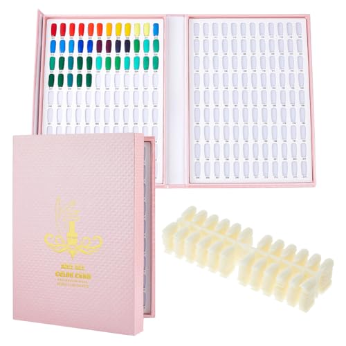 Nuancier et livre de présentation de couleurs d'ongles à 240 pointes