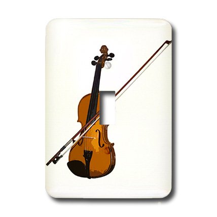 Interrupteur à bascule pour violon 3dRose avec finition soignée
