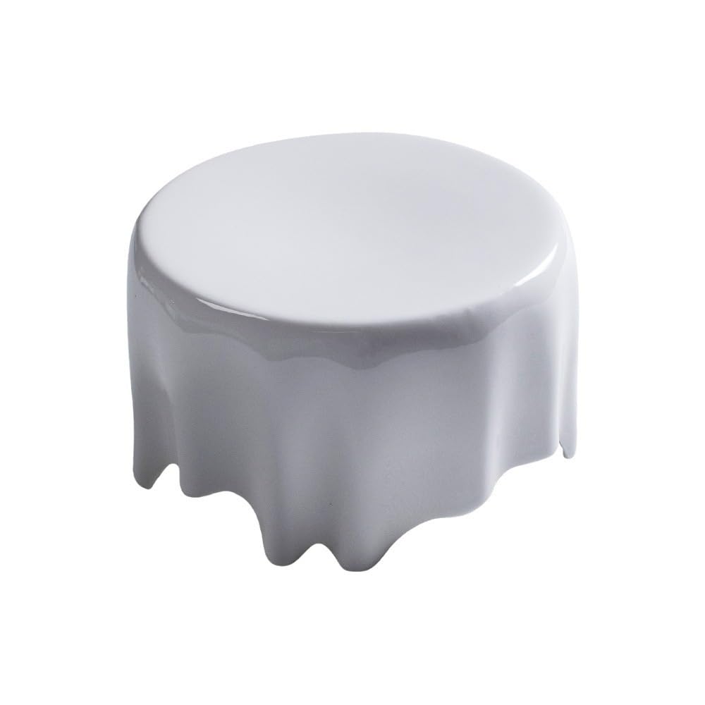 SLEEVE Piatti Cena Piatto alto in ceramica Piatto da tavola Ristorante dell'hotel Piatto occidentale Piatto bianco rotondo Piatto da Portata(A,4.7inch)