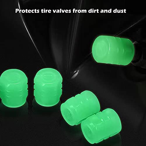 20Pz Universal Fluorescent Car Tire Valve Caps