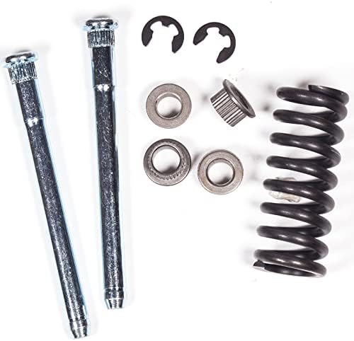 JSDAN Front or Rear Door Hinge Pin and Spring with Bushing Repair/Rebuild Kit Compatiable With 1994-2004 Chevy Chevrolet Blazer S10 S15 GMC Jimmy Sonoma Olds Bravada,Replaces 93356553