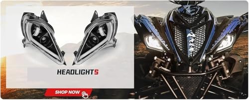Phare de pour moto E24 pour explorer en VTT Wolverine - 2