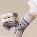 NBWBTZTXA Autumn And Winter Coral fleece Socks floor Men And Women Half Sleeping Soft Thick Warm Mid Tube(A8)