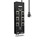 BESTEK 12-Outlet Surge Protector Power Strip 6-Foot Cord with Dual USB and Cable/Satellite/Telephone/Coaxial Protection, 5560 Joules Rating, UL Listed