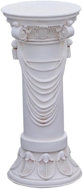 Roman Pillars Decor Classical Roman Pillar Statues Pedestal Decorative Display Stand Greek Column Figurines for Home Garden Yard Patio Garden Plinth