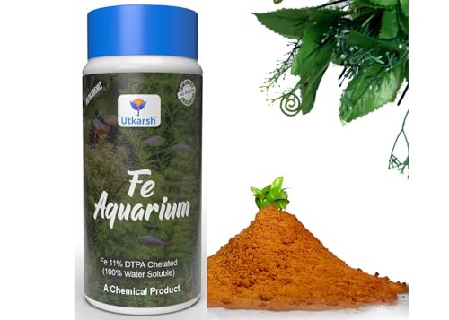 Image of Utkarsh Fe-Aquarium (Fe - 11% DTPA Chelated 100% Water Soluble Aquarium Chemical) (250 gm; Pack of 1)