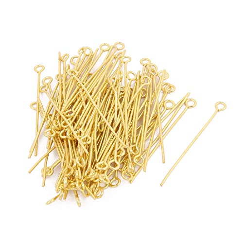 New Lon0167 100Pcs 4cm Featured Length Copper Chandelier reliable efficacy Connector Golden Tone for Crystal Light(id:d69 d5 38 be7)